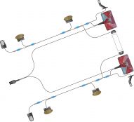 13-poliger Stecker, 13poliger Stecker, Stecker 13-polig, Anhängerstecker,  Steckverbinder, Steckdose, Flachsteckanschluss, Stecker, Schraubanschluss - Knott  GmbH