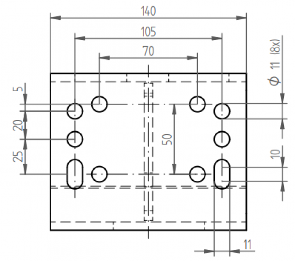 Auflaufeinrichtung Flansch Rohr
