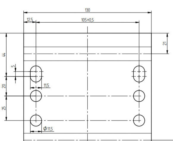 Auflaufeinrichtung Rohr höhenverstellbar