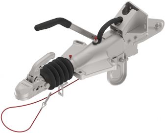 Auflaufeinrichtung Flansch mit Stützradkonsole - 202369.005 - Auflaufeinrichtung