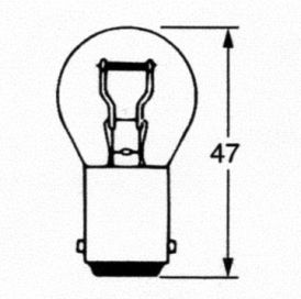 Kugellampe 12V/21W orange - 404577.001 - Leuchtmittel