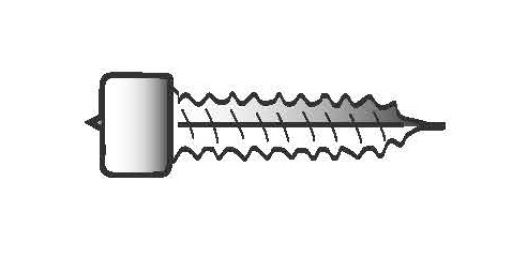 Montageschraube zu Halter 16x3,9mm - 407776.001 - Zubehör & Ersatzteile für Leuchten