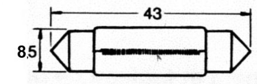 Soffitte 12V/W - 408177.001 - Leuchtmittel