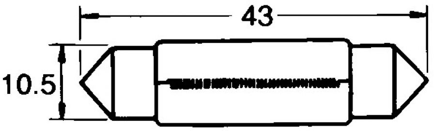 Soffitte 24V/5W - 408179.001 - Leuchtmittel