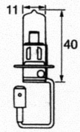 Halogenlampe 12V/55W-H3 - 408182.001 - Leuchtmittel