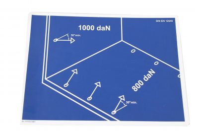Hinweisschild Zurrpunkt - 415553.002 - Befestigungsanker