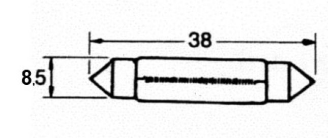 Soffitte 12V/10W - 4803699X - Leuchtmittel