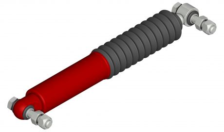 Achsstoßdämpfer Stoßdämpfer Set Nachrüstsatz inkl Halter passend AL-KO BPW  KNOTT, Achsstossdämpfer, Bremsen, Anhängerteile, Wamaat GmbH