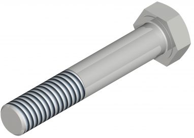 Schraube mit Schaft - D931.019 - DIN-Teile