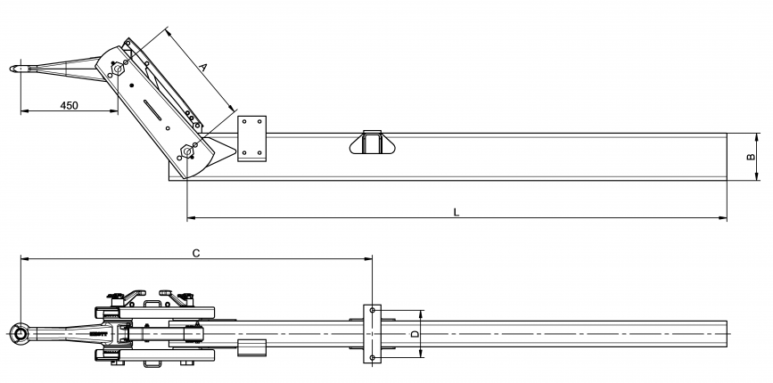 Zugdeichsel KHV bis 6500kg Knott GmbH