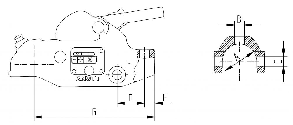 Antischlingerkupplung, Zugkugelkupplung, Anhängerkupplung, Kugelkupplung,  Square Ball Kupplung, Zugkupplung, Anhängerteile, Stabilisierungskupplung - Knott  GmbH