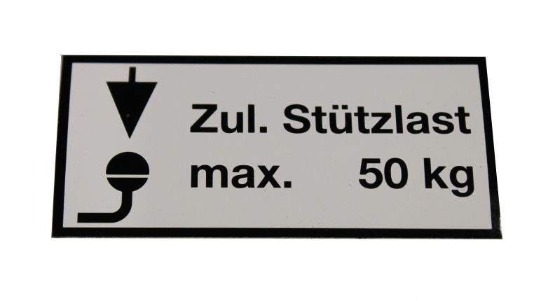 Stützlastschild - 404441.001 - Schilder