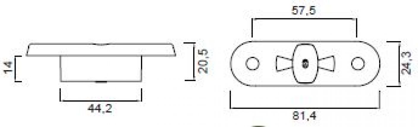 Posipoint 2 LED 12V/24V - 406778.001 - Positionsleuchten