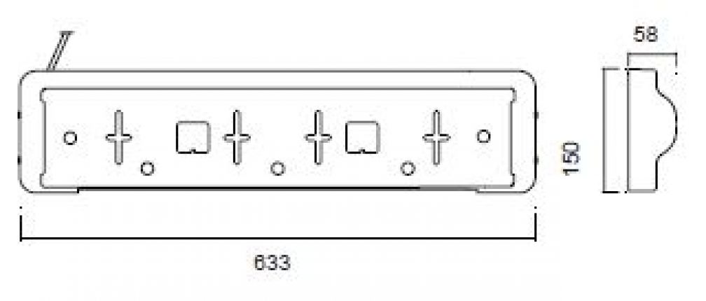 Aspöck Kennzeichenleuchte, Kennzeichenleuchte, Aspöck Regpoint,  Nummernschild-Beleuchtung, Aspöck Regpoint Small, Kennzeichenhalter - Knott  GmbH