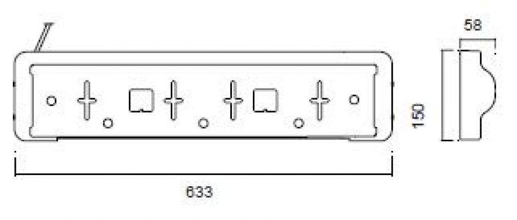 Kennzeichenhalter LED - 407575.001 - Kennzeichenleuchten