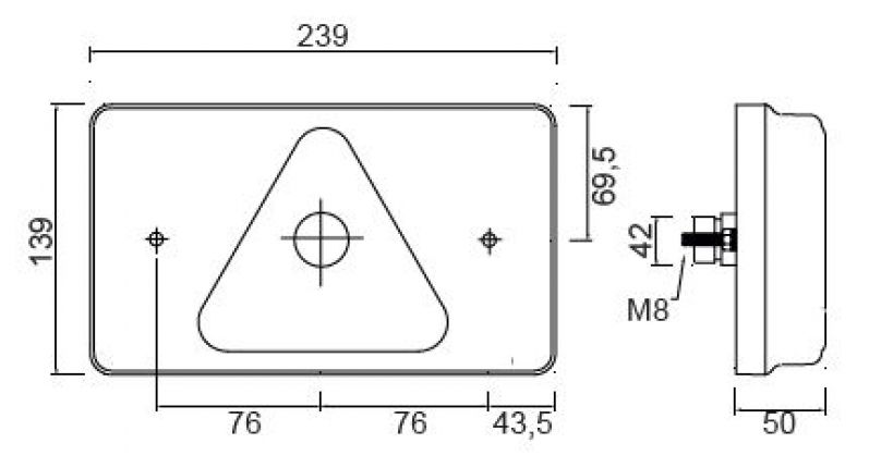 ASPÖCK Anhänger Schlussleuchte MultiLED IV Voll LED