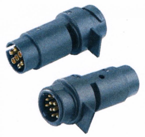 Anhänger Adapter 7/13 7-polig 7pol. auf 13-polig 13pol. Trailer Stecker  Adapter