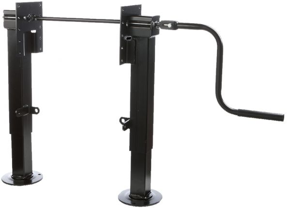 2x Wohnwagen Stütze 1200kg Universal Kurbelstütze Ausdrehstütze Abstellstütze 226500666394