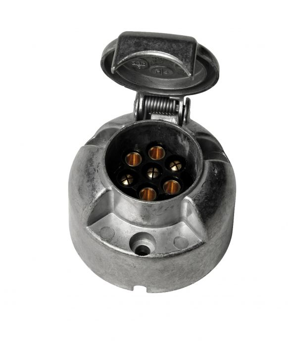 7-poliger Stecker, 7poliger Stecker, Stecker 7-polig, Anhängerstecker,  Steckverbinder, Steckdose, Flachsteckanschluss, Stecker, Schraubanschluss -  Knott GmbH