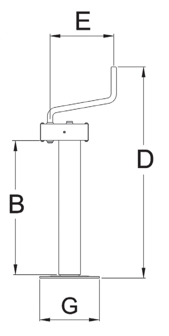 Spindelstütze PR695/1 - 412903.001 - Stützfüße
