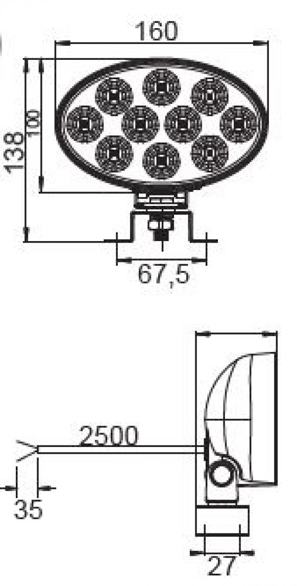 Aspöck Rückfahrscheinwerfer, Rückfahrscheinwerfer, Rückfahrlicht,  Rückfahrleuchte - Knott GmbH