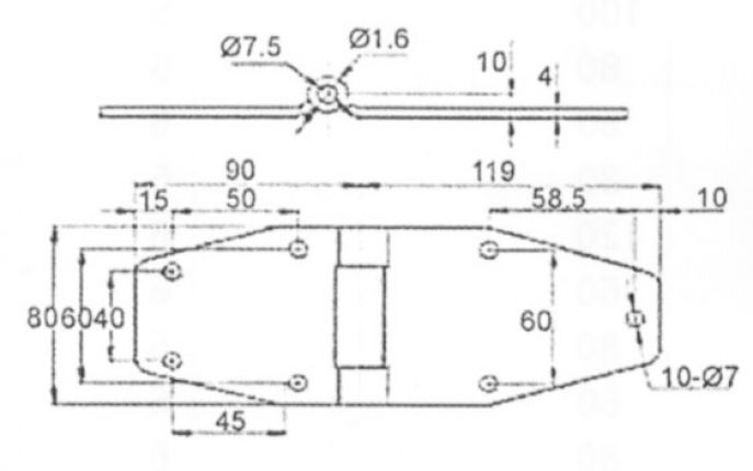 Scharnierbock, Scharnierbolzen, Klappscharnier, Klappenscharnier, Scharnier,  Wagentürscharnier, Türscharnier, Anhängerscharnier, Anhänger Anbauteil,  Bolzen - Knott GmbH