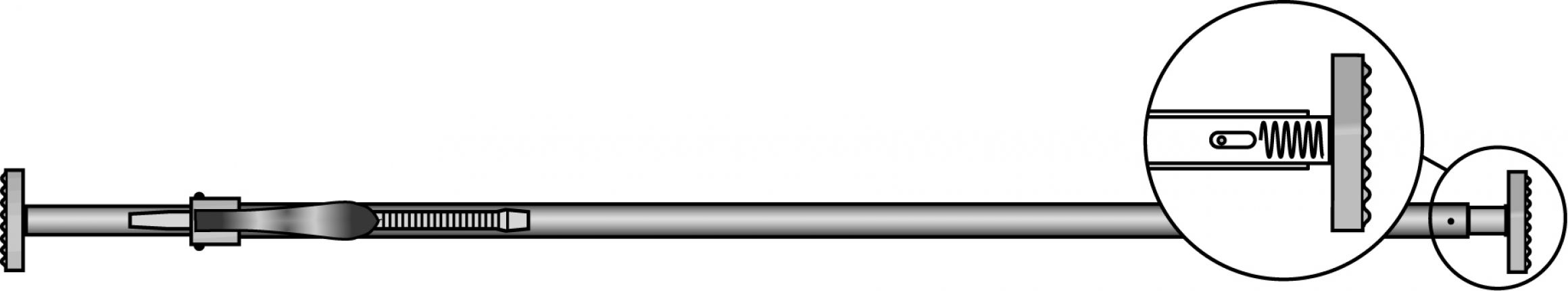 Zwischenwandverschluss, Spannbrett, Klemmbrett, Alu-Spannbrett, Klemmbalken,  Klemmbrett-Anhänger, Zwischenwandsperrlatte, Ladesicherung, Spannelement,  Ladebalken, Teleskoprohr, Airlineschiene, Fitting für Airlineschiene -  Knott GmbH