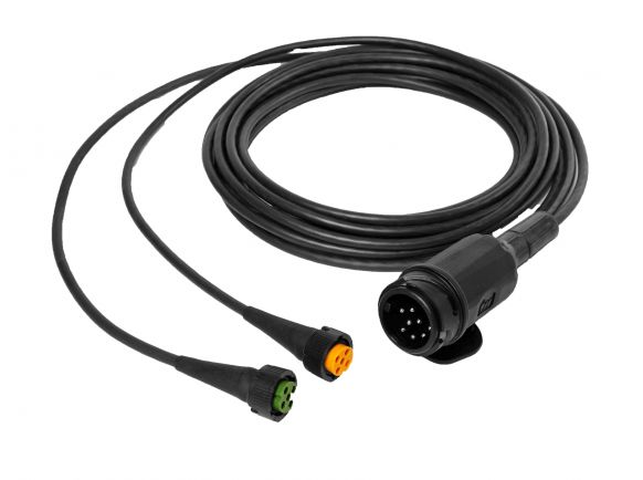 Anhänger Rückleuchten mit Kabel: Rückleuchten Aspöck Multipoint V LED + 7 m  13-poliger Kabelsatz