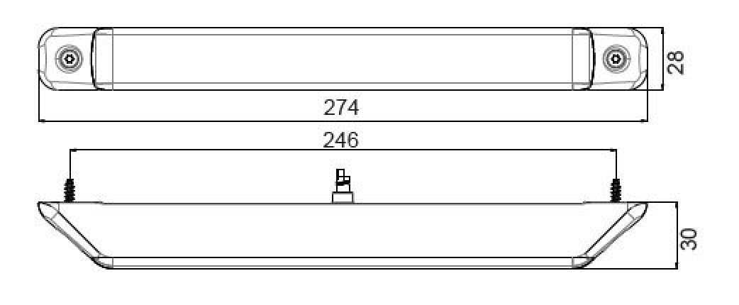 Linepoint 2 LED 12V/24V - 417194.001 - Heckleuchten