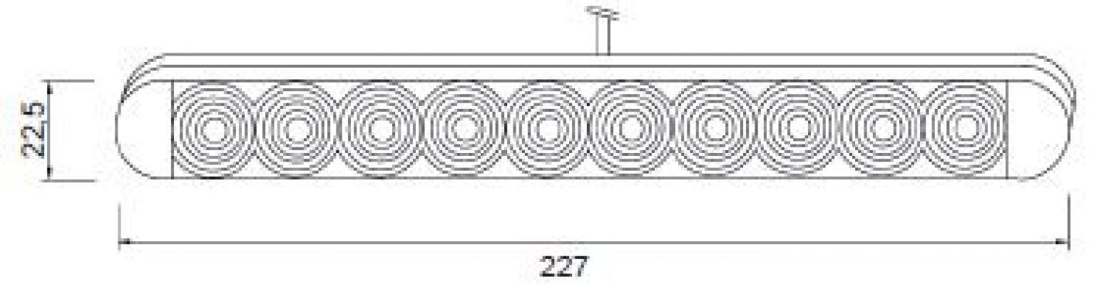 Aspöck Bremsleuchte, Zusatzbremse, Bremsrücklicht, Rücklicht, Bremslicht,  Bremsleuchte - Knott GmbH