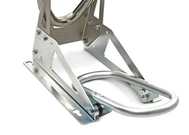 Gimisgu Motorradheber Motorradständer Halter Verladehilfe Schiene  Motorradwippe, Stahl Vorderradklemme Motorrad Wippe Radwippe, NaN