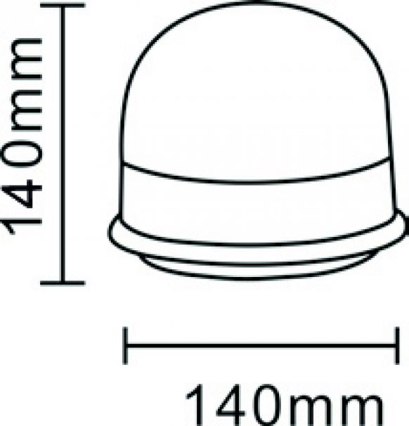 Rundumleuchte, Fabrilcar Rundumleuchte, Fabrilcar Flashfab, Flashfab  Halogen, Flash Fab, Polizeileuchte rot, Signalleuchte - Knott GmbH