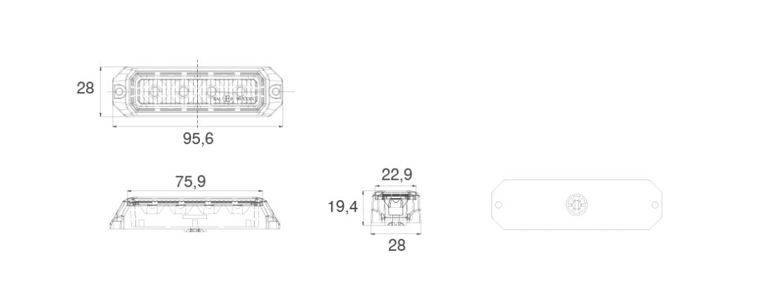 Blitzleuchte, Alarmleuchte, Warnblinker, Signalleuchte, Blitzlicht,  Warnleuchte, Fabrilcar Blitzleuchte - Knott GmbH