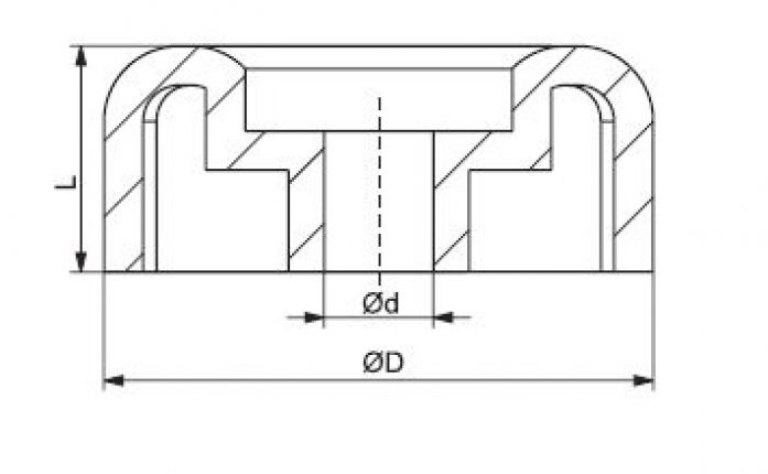 Endkappe 4" - 6X1067.009 - Bootstrailer