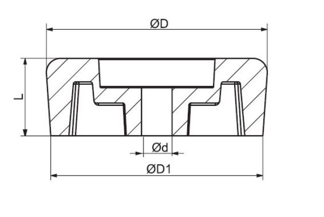 Endkappe 3,5" - 6X1067.030 - Bootstrailer