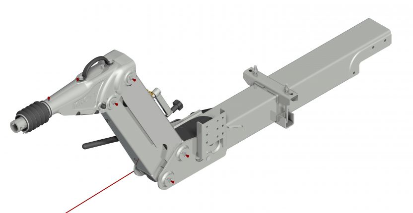 Auflaufeinrichtung Rohr höhenverstellbar - 706914.367 - Auflaufeinrichtung