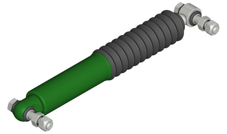 Achsstoßdämpfer Stoßdämpfer Set Nachrüstsatz inkl Halter passend AL-KO BPW  KNOTT, Achsstossdämpfer, Bremsen, Anhängerteile, Wamaat GmbH